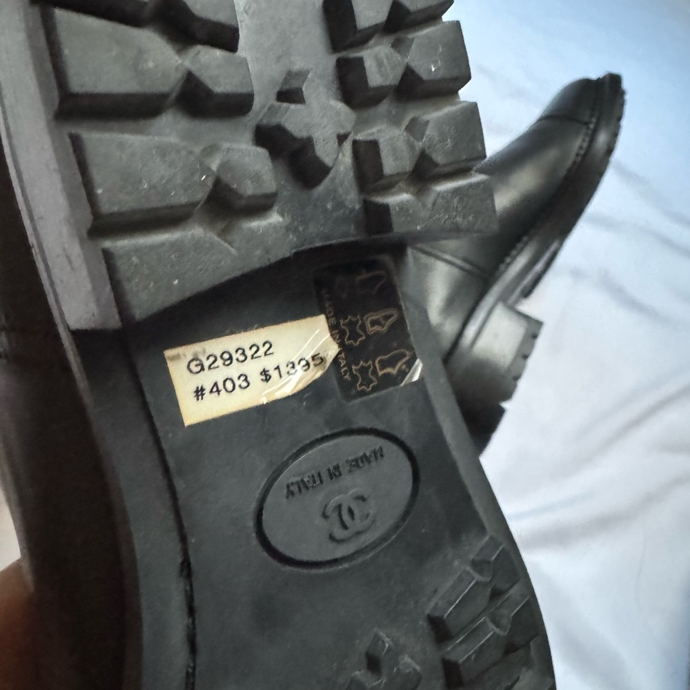 Chanel 2014 Interlocking CC logo Rain Boots - Picture 9 of 10
